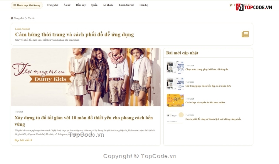 web bán quần áo,code bán áo quần,website in áo